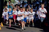 The annual Fourth of July "Kids's Race" was two laps around Lemoore City Park, now referred to as Veterans Park.